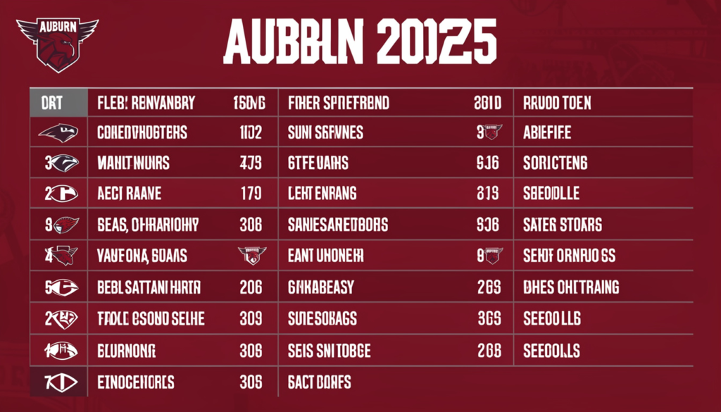 auburn football schedule 2025