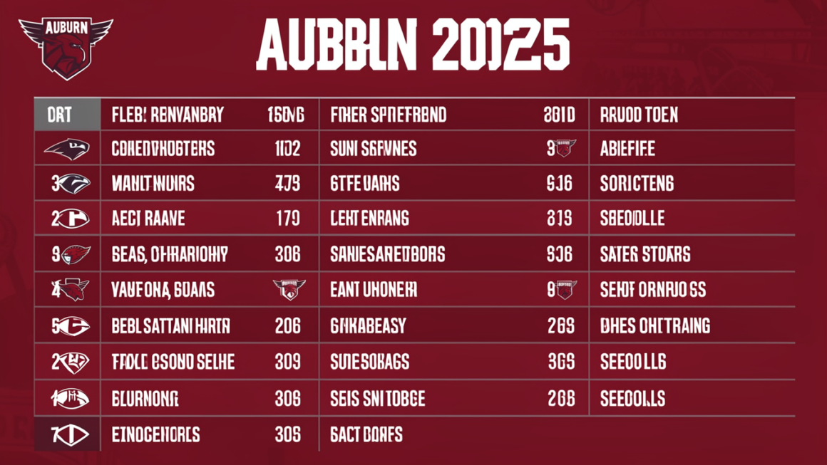 auburn football schedule 2025