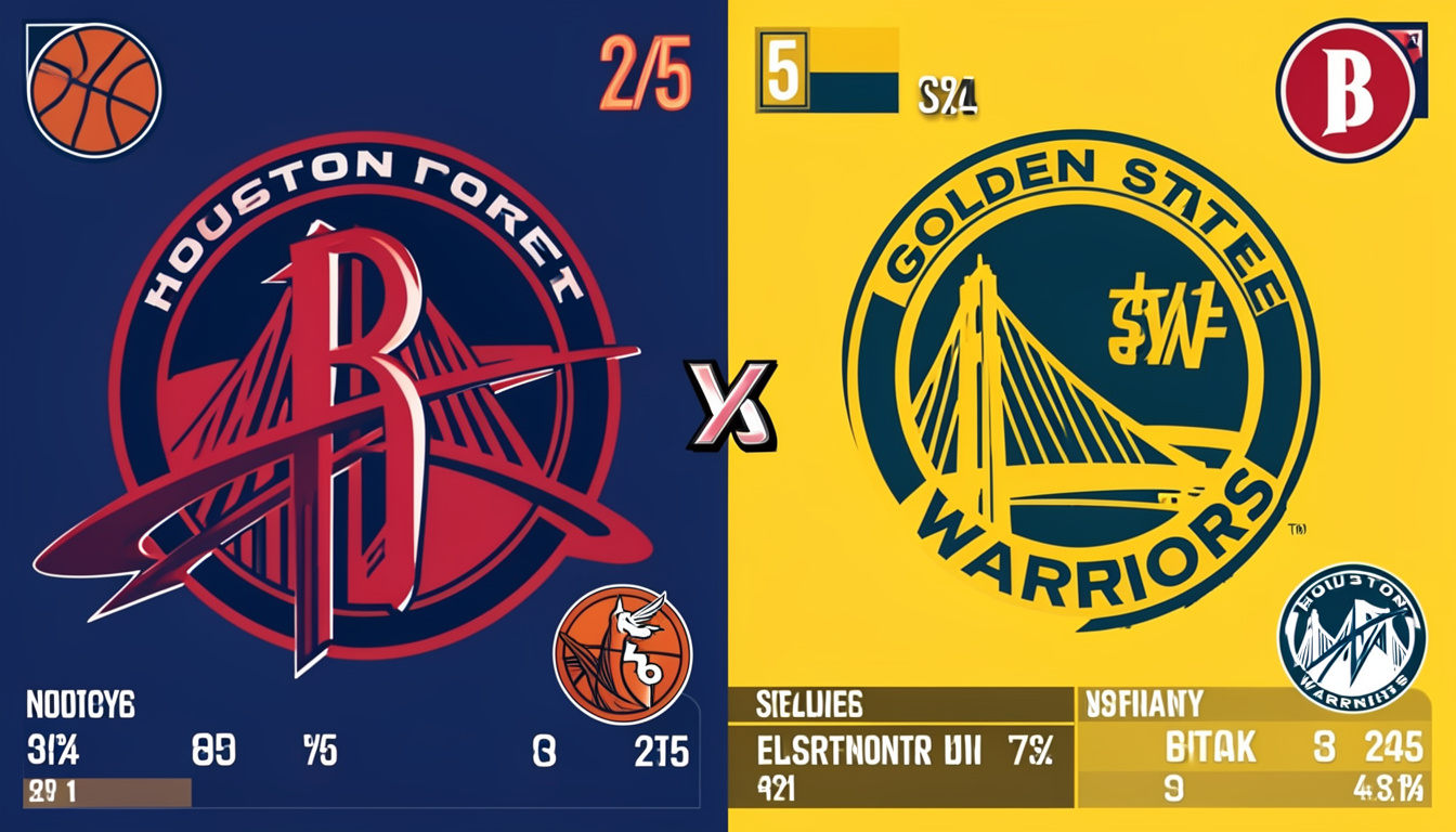 houston rockets vs golden state warriors stats