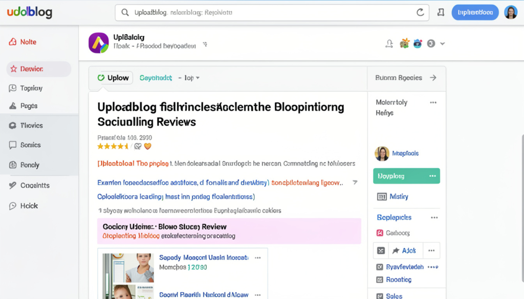 uploadblog review
