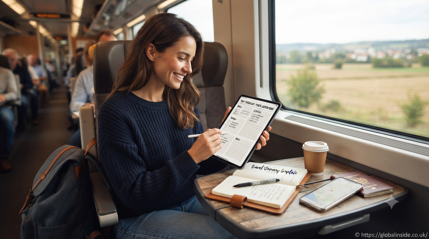 travel itinerary template
